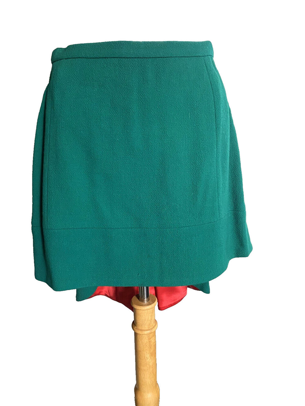 Vintage Louis Vuitton 2006 FR-36/38 Marc Jacobs Green Tray Asymmetrical Skirt - Picture 2 of 10